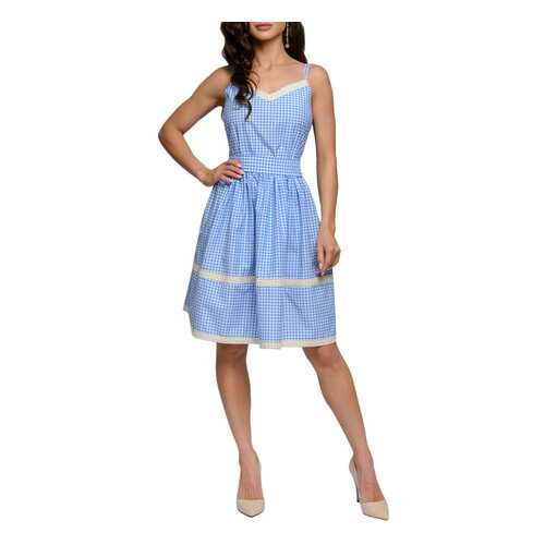 Платье-сарафан женское D&M by 1001DRESS DM01613BL синее XL