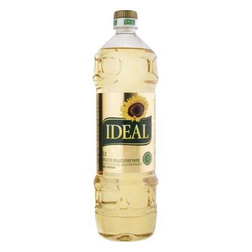 Масло подсолнечное Ideal без запаха 1 л