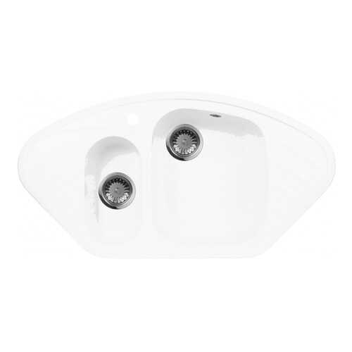 Мойка для кухни гранитная AquaGranitEx m-14 белый