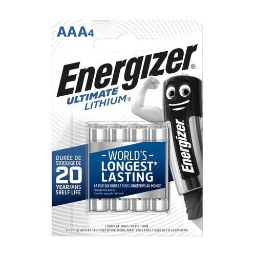 Батарейка ENERGIZER Ultimate Lithium FR03/L92/AAA BL4