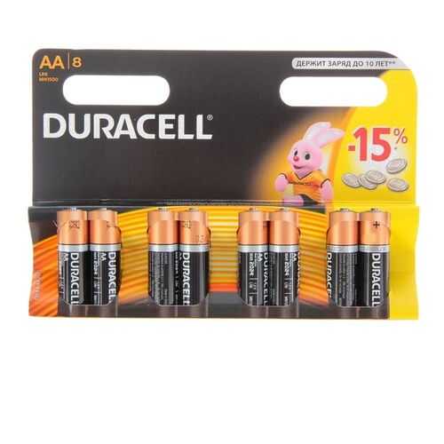 Батарейка Duracell LR6-8BL Basic