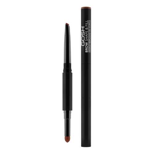 Карандаш и пудра для бровей 2-в-1 Gosh Brow Shape and Fill 001 Brown