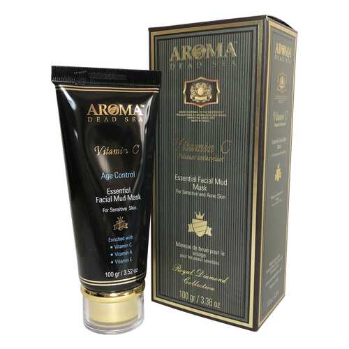 Маска для лица Aroma Dead Sea Vitamin C Essential Facial Mud Mask for Sensitive Skin 100 г