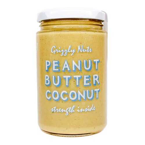 Grizzly Nuts Peanut Butter Coconut (Арахисовая паста с кокосом), 370 г
