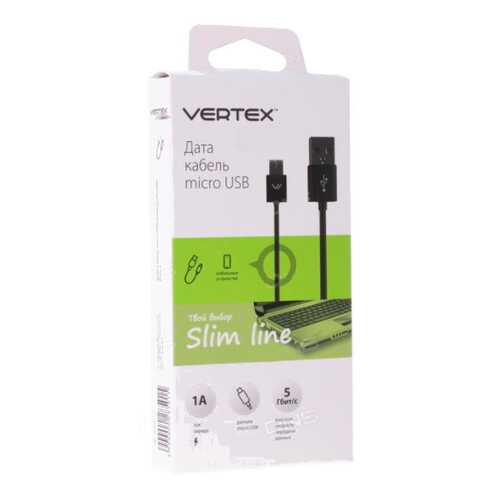 Кабель VER microUSB 1.0m Black