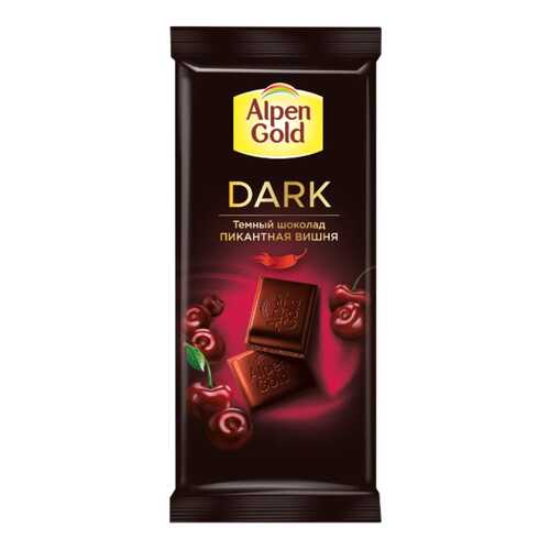 Шоколад темный Alpen Gold пикантная вишня 85 г