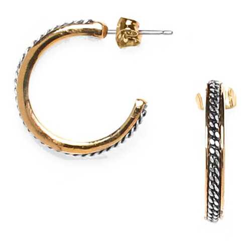 Серьги женские ORI TAO OT-12-29284 серебристые/золотистые