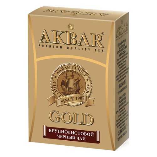 Чай черный Akbar gold крупнолистовой 100 г