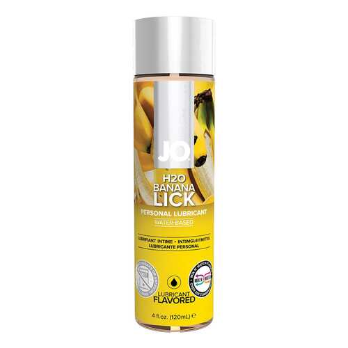 Гель-смазка JO Flavored Banana Lick на водной основе с ароматом банана 120 мл