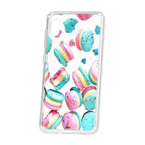 Чехол Kruche для Samsung Galaxy A10 2019 Print Макарон