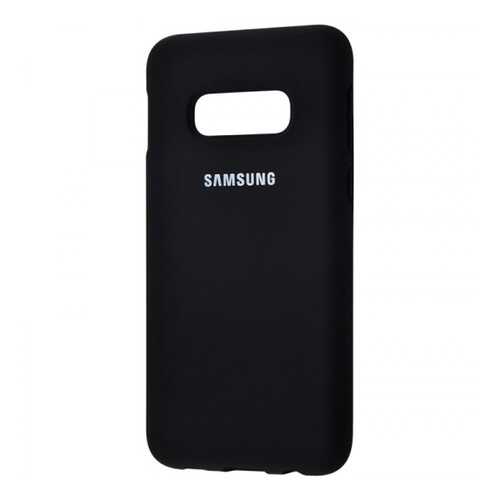 Чехол Silicone Cover для Samsung Galaxy S10 Plus (full protective) Black