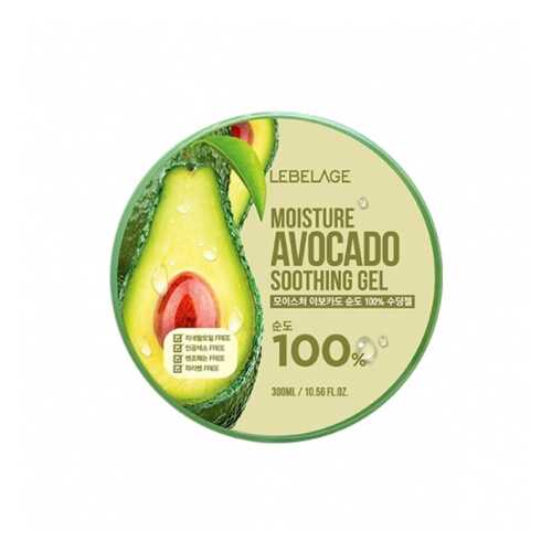 Универсальный гель с экстрактом авокадо Lebelage Soothing Gel Moisture Avocado 100% 300мл