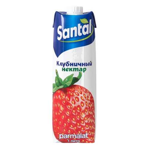 Нектар Santal клубничный 1 л