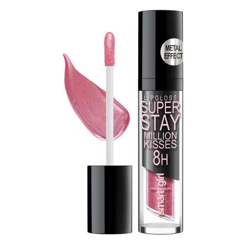Блеск для губ Belor Design Smart Girl Million Kisses тон 214 Розовый металлик