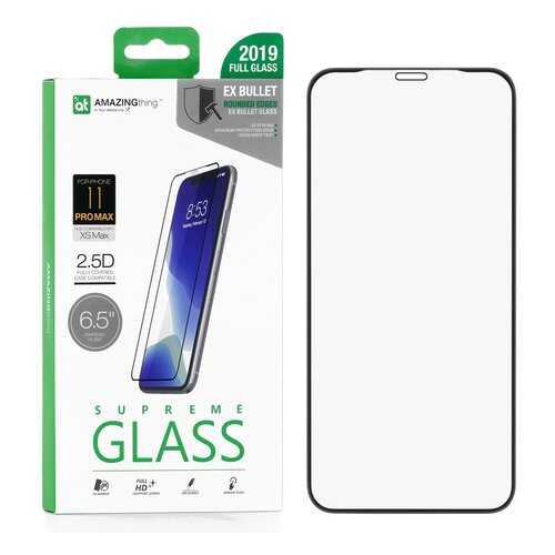 Защитное стекло AMAZINGthing SupremeGlass Full Glue Black 0.3mm для Apple iPhone XS Max