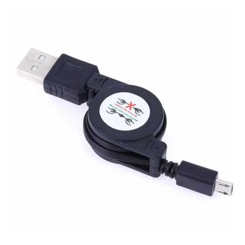 Кабель Lemon Tree выдвижной microUSB Black