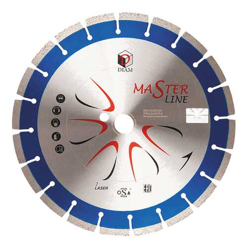 Алмазный диск DIAM Master Line 350x3,0x10x25,4 железобетон 000503