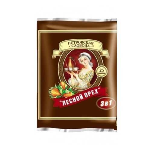 Кофейный напиток растворимый Петровская Слобода лесной орех 3в1 18 г 25 штук