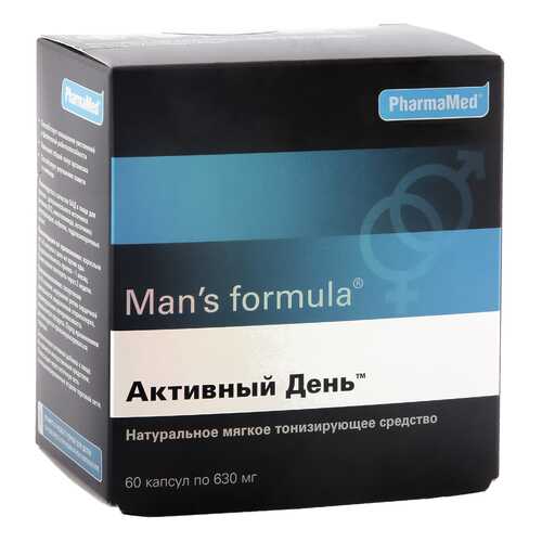 Man's formula PharmaMed активный день 60 капсул