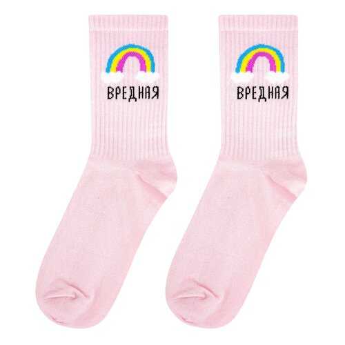 Носки женские Kawaii Factory Вредная розовые 35-39