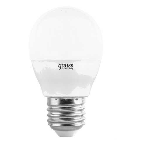Лампочка Gauss Elementary G45 E27 8W 2700K 53218