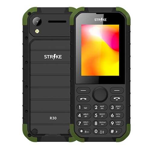 Мобильный телефон STRIKE R30 Black/Green