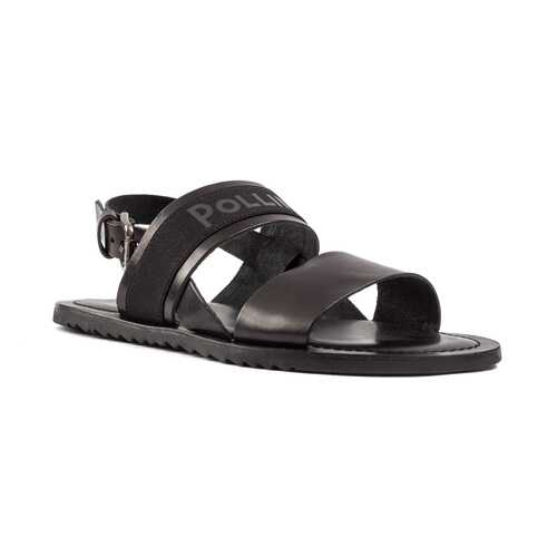 Сандалии мужские Pollini SB16011G0AUK0000 черные 43 RU