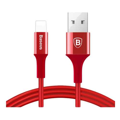 Кабель Baseus Shining Jet Metal Lightning 1м Red (CALSY-09)