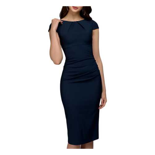 Платье женское D&M by 1001DRESS DM00204BL синее M