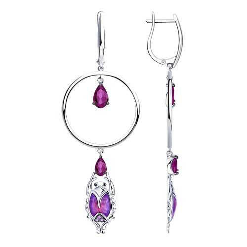 Серебряные серьги в Swatch
