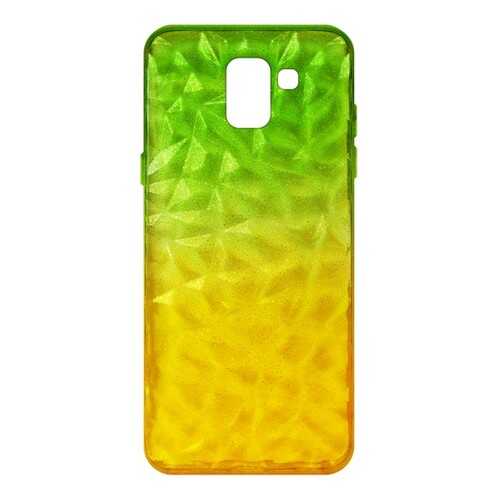 Чехол Crystal Krutoff для Samsung Galaxy J6 2018 (SM-J600) Yellow/Green