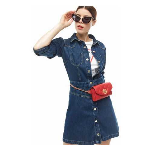 Платье женское Guess W0YK13-D3Y07 синее M