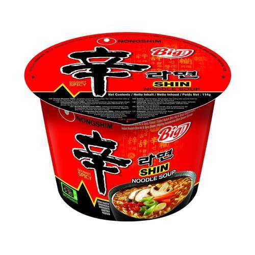 Лапша быстрого приготовления Шин Рамен Nongshim чашка 114 г