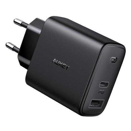 Сетевое зарядное устройство Aukey Swift Mix PD 30W USB-A/C PA-F3 (Black)