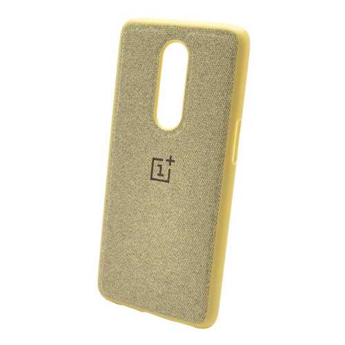 Чехол Fiber Logo для OnePlus 6 Gold