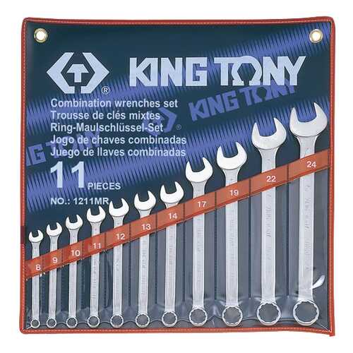 Набор комбинированных ключей KING TONY 8-24 мм 11 предметов 1211MR