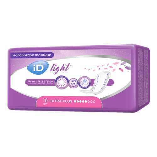 Урологические прокладки iD light extra plus 16 шт.