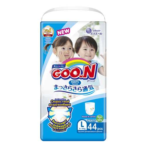 Подгузники-трусики Goon 9-14 кг L 44 шт.