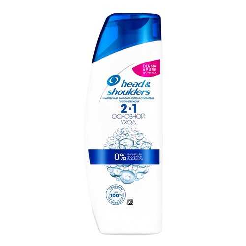 Шампунь и бальзам-ополаскиватель Head & Shoulders против перхоти 2в1 Основной уход 300мл
