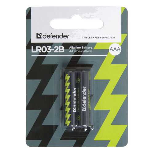 Батарейка Defender LR03-2B 56003 2 шт