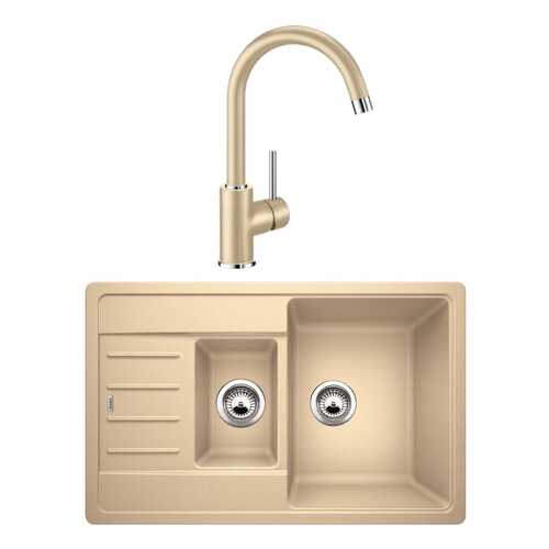 Комплект Blanco мойка LEGRA 6S Compact 521306 шампань + смеситель MIDA 519420 шампань