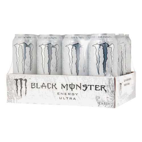 Энергетический напиток Black Monster Energy Ultra 12 шт 449 мл