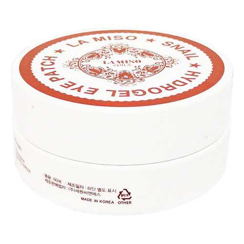 Патчи для глаз La Miso Snail Hydrogel 60 шт