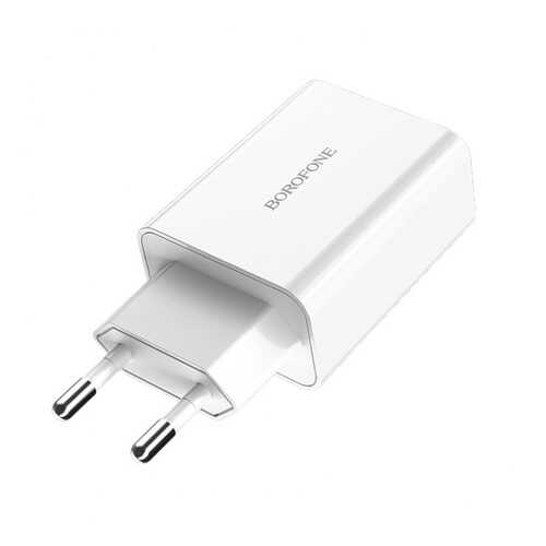 Сетевое зарядное устройство Borofone BA21A 1USB 3A White
