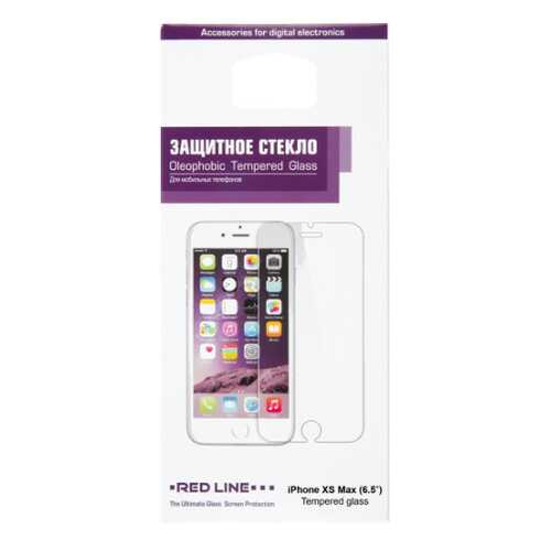 Защитное стекло для смартфона Red Line для iPhone XS Max (6.5''), tempered glass