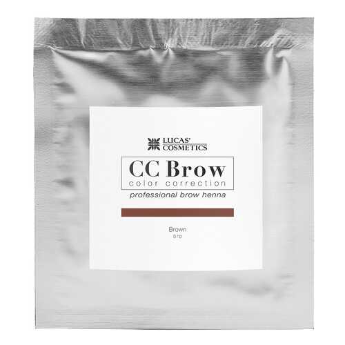 Краска для бровей LUCAS' COSMETICS CC Brow Brown саше 5 гр