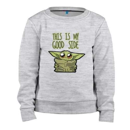 Детский свитшот ВсеМайки Child Yoda, р. 86