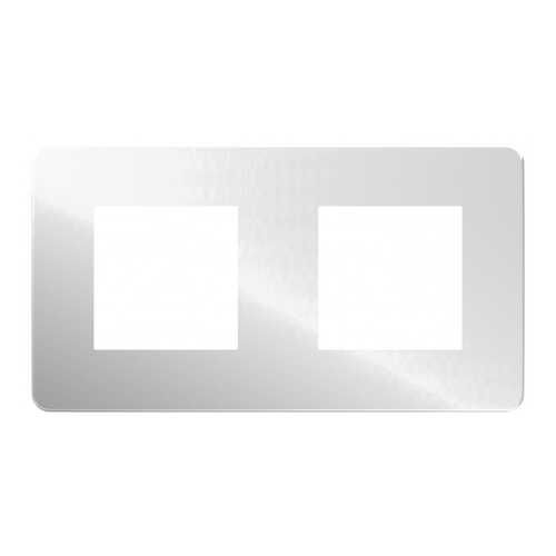 Рамка Schneider Electric Unica Studio Хром/Антрацит 2-ная