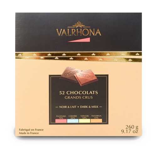 Шоколадный набор Valrhona Ассорти 260 г карре Франция