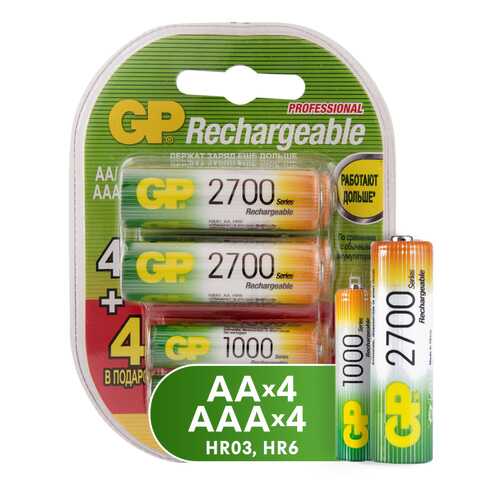 Аккумуляторная батарея GP 270AA/100AAAHCFR-2CR8 8 шт